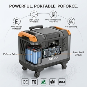 Station d'alimentation portable 3000W 2688Wh LiFePO4, Générateur solaire de secours domestique, Charge rapide en 2,5H pour pompe de drainage d'ouragan, CPAP, OEM - Product Image 5