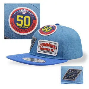 Boné de beisebol bordado com logotipo personalizado para homens, chapéu de beisebol com 6 painéis para esportes lisos, novidade da equipe 3D