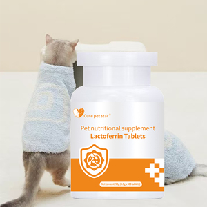 Tabletas de Lactoferrina y Calostro con Fórmula Personalizada para Reforzar la Inmunidad y Protección Contra Enfermedades en Perros y Gatos, Respuesta Inmunológica Mejorada - Product Image 1
