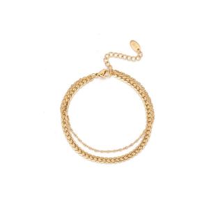 Pulsera de Cadena de Serpiente de Acero Inoxidable de Lujo, Personalizada, Antideslustre, Impermeable, Chapada en Oro de 14k y 18k, al por Mayor, para Mujer - Product Image 6
