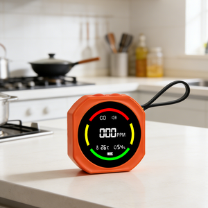 Alat Deteksi <span class=keywords><strong>Gas</strong></span> Karbon Monoksida (CO) Ukuran Perjalanan dengan Peringatan Suara dan Lampu LED, Monitor CO Genggam untuk Pengujian <span class=keywords><strong>Gas</strong></span> Cepat - Product Image 5