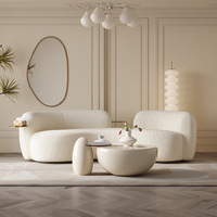 Canapé en velours de luxe moderne en forme de L avec housse amovible, chaise de sol confortable et moelleuse