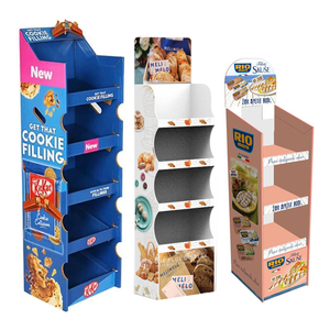 Cartond thực phẩm sóng sàn giấy sô cô la Pop Up các tông thực phẩm hiển thị các tông hiển thị đứng tùy chỉnh các tông hiển thị - Product Image 3