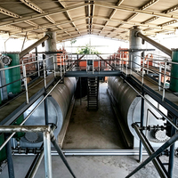 Nouvelle machine de raffinage d'huile de pneus usagés 5-10TPD, équipement de distillation d'huile de type plastique, usine de production de diesel et d'essence à haut rendement
