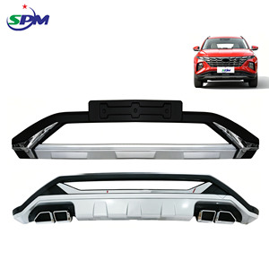 현대 투싼 2021-2022 차량용 SPM ABS 앞뒤 범퍼 가드 프로텍터 - Product Image 1