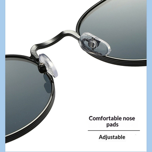 New Polygonal Metal Frame Sunglasses Women UV400 Protection Retro European American Street Style Fashionable Versatile Shades - Product Image 5