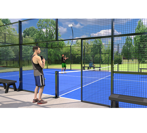 Pista de Pádel Panorámica Phuoc Thinh para Interiores y Exteriores, Cristal Templado de 12 mm, Instalación Deportiva, Venta al por Mayor Global - Product Image 1