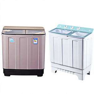 <span class=keywords><strong>Lavadora</strong></span> y Centrifugadora Semiautomática de Gran Capacidad con Doble Tambor y Doble Cilindro con Pulsador - Product Image 1