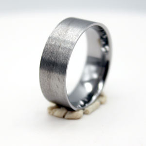 Noyau de bague en tungstène unisexe avec opale Punk Style Channel Setting Jewelry Engagement Gift Party Anniversary Children All Occasions - Product Image 5