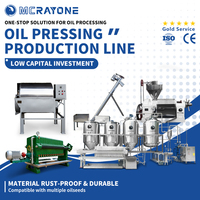 Ligne d'extraction d'huile en acier au carbone haute efficacité, ensemble complet d'équipements de presse à huile multi-matières premières