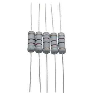 Resistor Film Karbon 2W 100 Ohm +/-5% Resistansi Cincin Warna