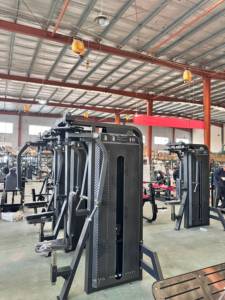 Máquina de prensa de hombro para gimnasio comercial, asiento de asistencia de Gas envolvente, ajuste de volteo, selección de peso, equipo de gimnasio, prensa isométrica - Product Image 5