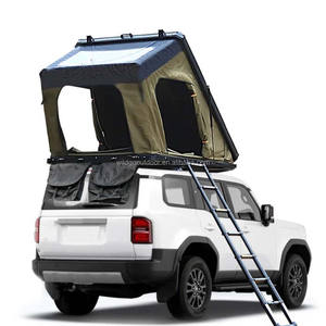 Soufflets <span class=keywords><strong>de</strong></span> tente <span class=keywords><strong>de</strong></span> toit pour voitures - Extensibles, imperméables, pour 2 à 4 personnes - Modèle : CRT-002 - Product Image 4