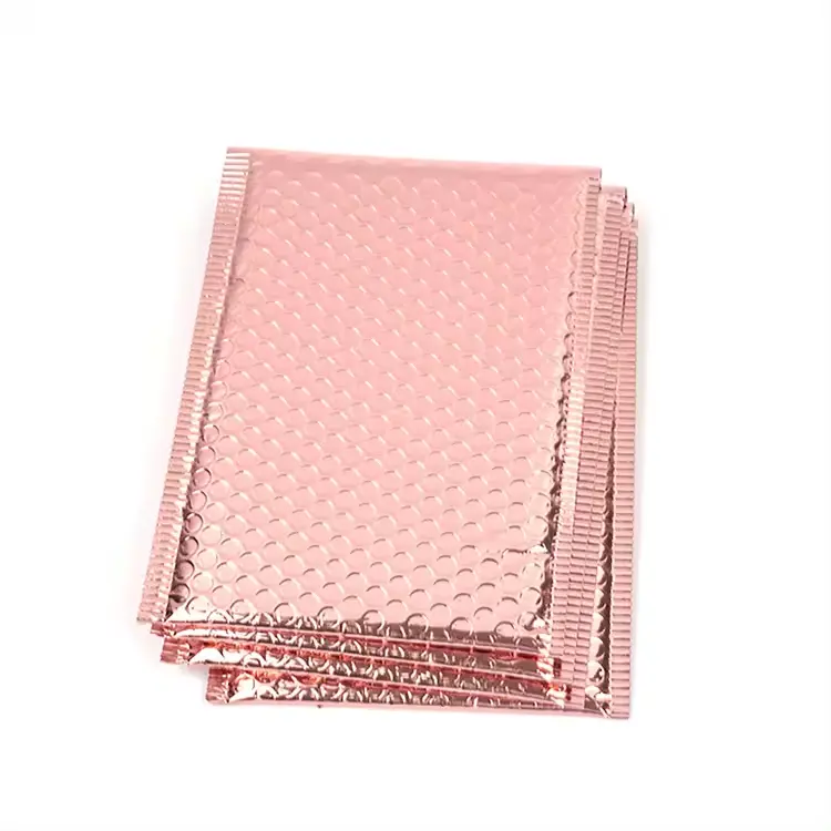 Busta di imballaggio antistatica autoadesiva in plastica grigio rosa personalizzata esd schermatura a bolle