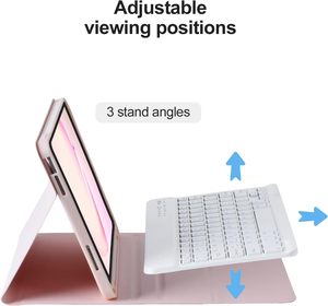 Étui clavier Bluetooth rétroéclairé multi-angles avec emplacement pour stylet pour <span class=keywords><strong>iPad</strong></span> 10e génération <span class=keywords><strong>10</strong></span>,9 pouces, coque de protection fine - Product Image 2