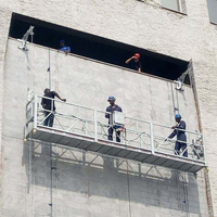 Plateforme suspendue temporaire en alliage d'aluminium Zlp500 Zlp800, nacelle industrielle électrique suspendue pour chantier de construction