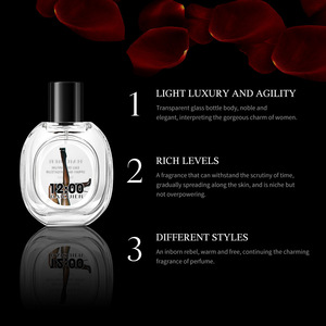 โรงงานขายส่งน้ำหอมติดทนนาน 50 มล. กลิ่นหอมเย้ายวน น้ำหอมหรูหรา สเปรย์ฉีดกายสำหรับผู้ชายและผู้หญิง - Product Image 4