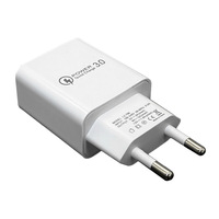 18W USB A Duvar Şarj Cihazı ABD AB Priz Seçenekleri Telefon Tablet Kulaklık Kamera Ev Ofis Seyahat Şarjı Toptan OEM Tedarikçisi