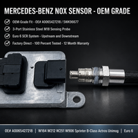 Capteur NOx 100% neuf A0065427218 5WK96677 pour Mercedes Benz, capteur d'oxyde d'azote, avec garantie d'un an