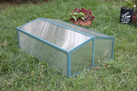 Serre compacte en aluminium, écologique, imperméable, avec revêtement en poudre, facile à assembler, design moderne, portable, pour balcon de maison