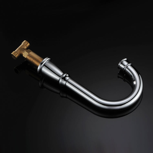 Stainless Steel Widespread 3 Hole 2-Handle <b>Hot</b> and <b>Cold</b> Water Mixer Basin Faucet - Product Image 4