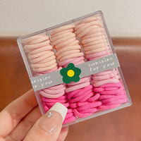 Lot de 90 élastiques à cheveux colorés pour enfants, bandeaux élastiques mignons pour tresses, accessoires pour cheveux de filles