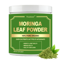 Poudre d'extrait de feuille de Moringa 100 % pure, végétalienne, marque privée OEM, supplément antioxydant pour l'énergie, la santé des articulations, du système immunitaire, de la peau et des cheveux