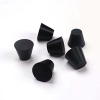 Lot de bouchons coniques en silicone étanches pour tubes et trous, en caoutchouc solide