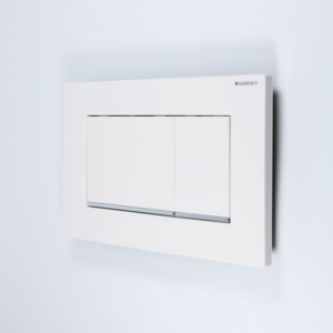Hotel Bathroom Bathroom Water Tank ABS Plastic Plate Double Embedded Toilet Button Panel