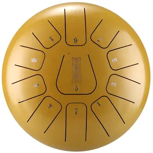 WITWEET XKG 8'' <span class=keywords><strong>Mini</strong></span> Handpan en acier, durable et mignon, petit tambour à langue de Guangdong pour CELLO - Product Image 3