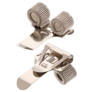 Portapenne in Metallo con Clip a Molla Multiforata Personalizzabile in Piccole Quantità, Colori Oro/<span class=keywords><strong>Argento</strong></span>/Oro Rosa - Product Image 5