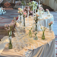 Table de dessert circulaire en fer blanc, modulable en segments d'arc, pour buffet de bonbons de mariage, table de présentation pour banquets et événements