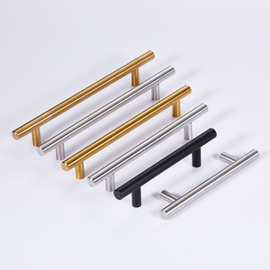 Wholesale Textured Modern Kitchen Cabinet <strong>Handles</strong> Drawer <strong>Pulls</strong> T <strong>Bar</strong> Stainless Steel Furniture <strong>Handles</strong> - Product Image 2
