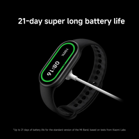 Bracelet intelligent original mi Smart Band 11 Standard Edition noir, écran AMOLED, autonomie de 21 jours, étanche 5ATM, moniteur de fréquence cardiaque