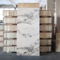 Penjualan Panas Lembaran PVC Marmer Modern Tahan Air dan Tahan Api 1220*2440mm untuk Dekorasi Interior