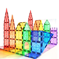 Juego Educativo de 100 Piezas de Bloques de Construcción Magnéticos Ecológicos de 32 mm para Niños - Juguete de Construcción 3D