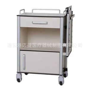 Hospital <b>Bedside</b> <b>Table</b> Aluminum Alloy 3 Layers <b>Minimalist</b> Design For Medical Use - Product Image 1