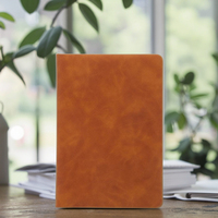 Carnet d'adresses professionnel A5 personnalisé, mini, épaissi, reliure cousue, couverture souple en PP effet cuir de veau, promotionnel