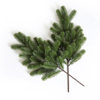 Décoration d'arbre de Noël artificiel, branches de pin artificielles, plantes vertes, décoration de Noël