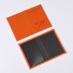 Étui pour passeport, étanche, blocage RFID, portefeuille de voyage, porte-stylo, joli motif de carte du monde en PU, pour femmes et hommes - Product Image 3