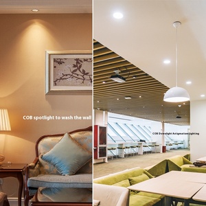 Tricolor biến ánh sáng LED Spotlight cob3w5w9w12w15w30w Trần Spotlight Downlight quần áo cửa hàng khách sạn chiếu sáng - Product Image 5