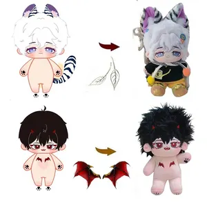 Cartoon Cotton 10 Cm Kpop Doll High Quality Low MOQ Custom Kpop Doll Stuffed Animal Plush Toy Kpop Idol Dolls