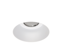 Luminaire de projecteurs fixes modernes rond Cob LED Downlight Frame Anti Glare GU10 Spot Light Black 90mm Cut Out RF2