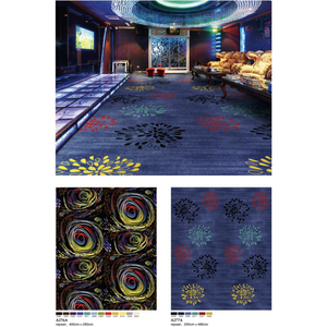 Rollo de alfombra Jacquard de nailon con pila de bucle colorido clásico personalizado 4*25m Tapis de pared a pared para sala de reuniones de <span class=keywords><strong>Hotel</strong></span> gimnasio teatro salón de baile - Product Image 6