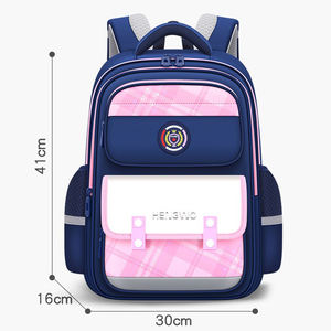 Mochila Escolar Unisex con Logotipo Personalizado, Material Oxford Impermeable, Cremallera, MOQ Bajo, Portador de Libros para Niñas y Niños, Diseñado para Estudiantes de 1 a 6 Grados - Product Image 2