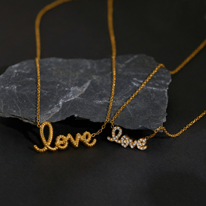 NUEVO <span class=keywords><strong>COLLAR</strong></span> CON LETRA <span class=keywords><strong>DE</strong></span> CIRCONITA CON FORMA <span class=keywords><strong>DE</strong></span> COPA <span class=keywords><strong>DE</strong></span> <span class=keywords><strong>NIEVE</strong></span> ESTILO BOHO LOVE 2025 Dazan, Chapado en Oro <span class=keywords><strong>de</strong></span> 18k, Acero Inoxidable Antideslustre, JOYERÍA PARA EL DÍA <span class=keywords><strong>DE</strong></span> SAN VALENTÍN - Product Image 5