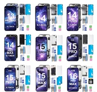 Ensemble numériseur OLED souple haute luminosité OEM en gros pour iPhone 12-17 Pro Plus Pro Max 16E 17E avec IC portable, installation facile