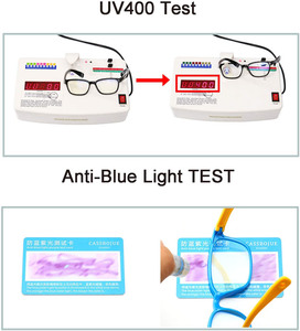<span class=keywords><strong>Occhiali</strong></span> per Bambini in Silicone Morbido Multicolore, Montatura Ottica Anti <span class=keywords><strong>Luce</strong></span> <span class=keywords><strong>Blu</strong></span>, <span class=keywords><strong>Occhiali</strong></span> <span class=keywords><strong>da</strong></span> Computer per Bambini - Product Image 5
