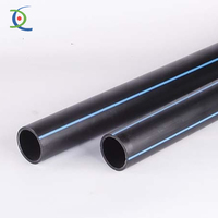 Tuyau flexible en polyéthylène HDPE DN40mm 50mm 63mm pour l'irrigation agricole - Vente en gros