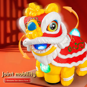 Nuevo Diseño de Juguete de León Danzante Chino con Música y Luces Intermitentes, Juguete Eléctrico para Caminar y Gatear para Niños - Product Image 5